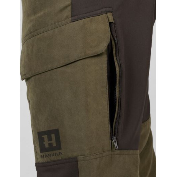 Härkila Scandinavian Hose, Willow green/Deep brown, Gr. 50