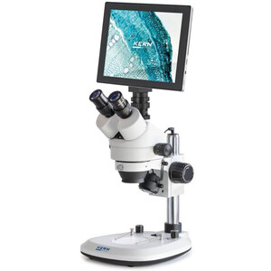 Kern Microscope OZL 464C241, Greenough, Column, 7-45x, 10x/20, Reflected light, 3W LED, Camera 5MP, USB, USB 2.0, HDMI, WiFi, Tablet