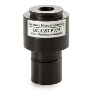 Euromex Camera adaptor DC.1357, 0.75x lens, C-Mount, f. Ø 23.2mm tube, short shaft