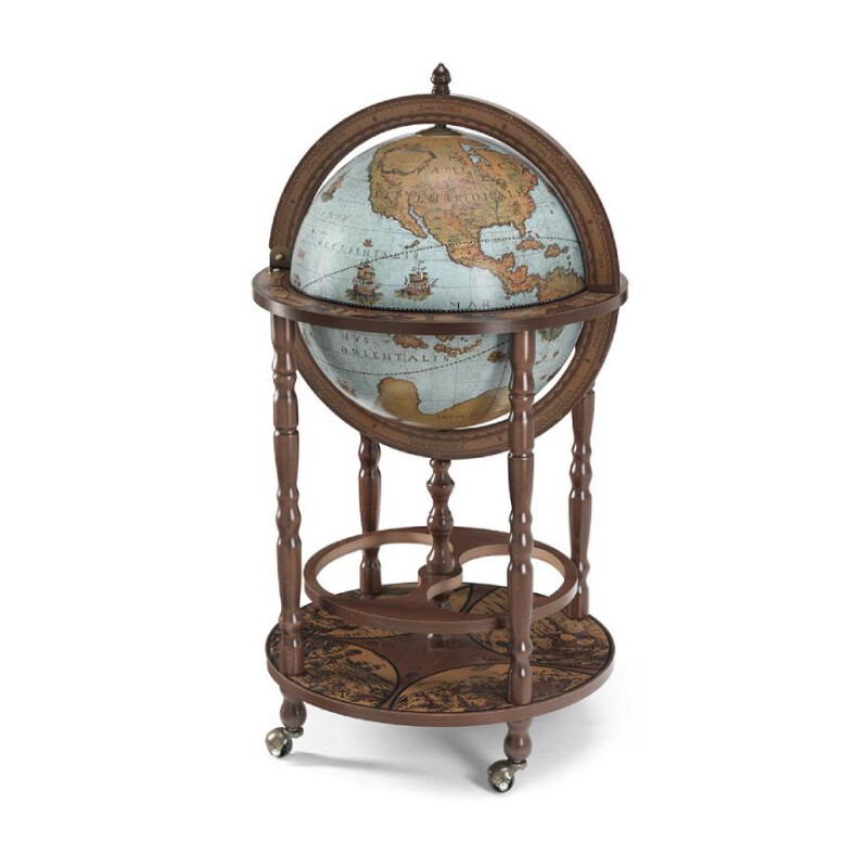 Zoffoli living Globe Bar Minerva Blue Ocean 40cm