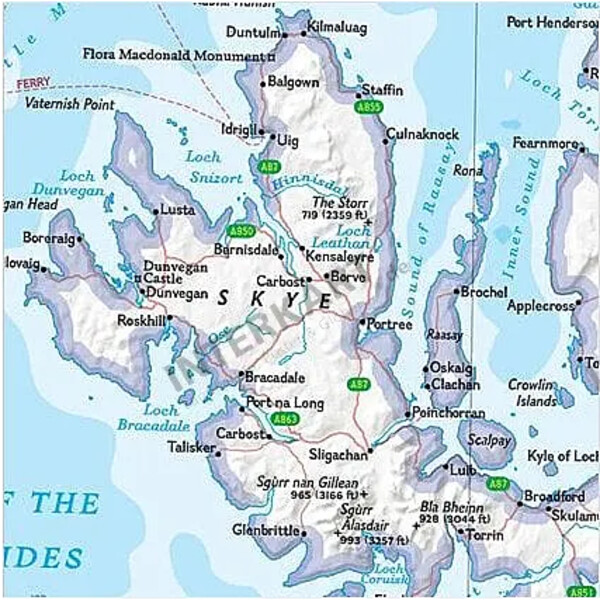 National Geographic Map Scotland