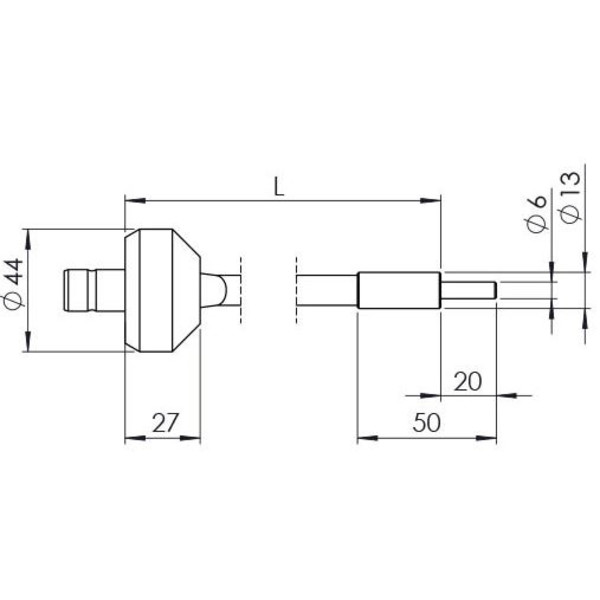 StarLight Opto-Electronics GLS1-450-4.5, 1-arm, arm length 450 mm, active diameter 4.5 mm