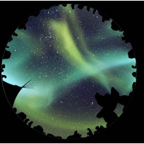 astrial Slide for the Sega Homestar Planetarium Aurora Australis Scenic