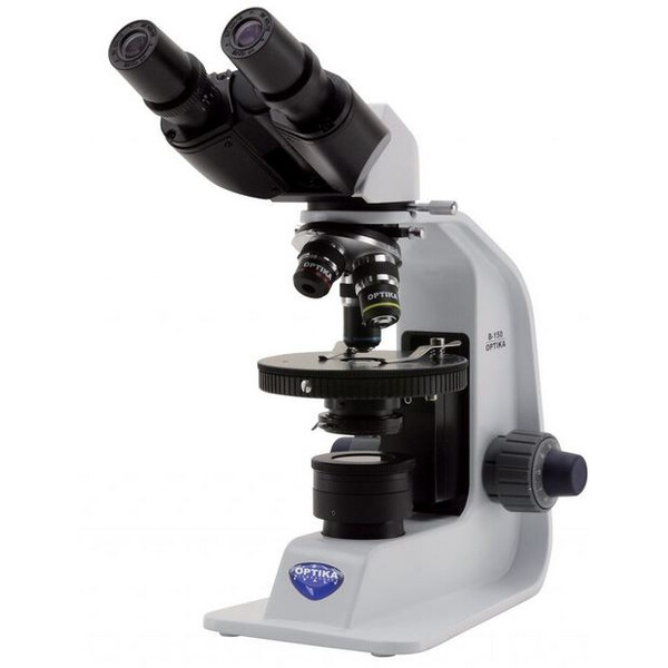 Optika Microscope B-150P-BRPL, bino, pol, flat, battery, 400x