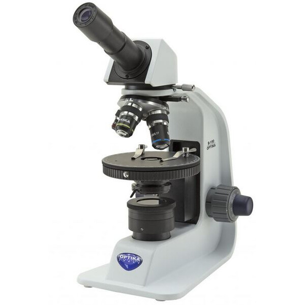 Optika Microscope B-150P-MRPL, POL, mono, flat, rechargeable battery, 400x