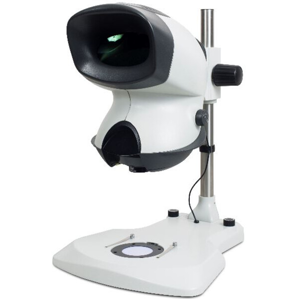 Vision Engineering Stereo zoom microscope MANTIS Elite TS, ME-TS, head, incident/transmitted light, LED, Stand column, with 2x turret, 2-20x, without objectives