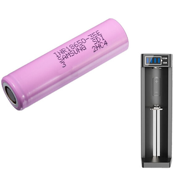 Sytong USB charger + 18650 Samsung battery 3450mAh