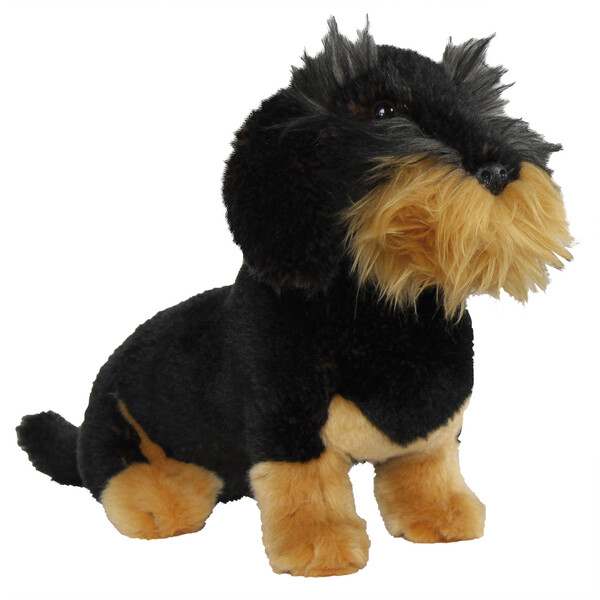 AKAH ROUGH-HAIRED DACHSHUND PLUSH SITTING 33 CM