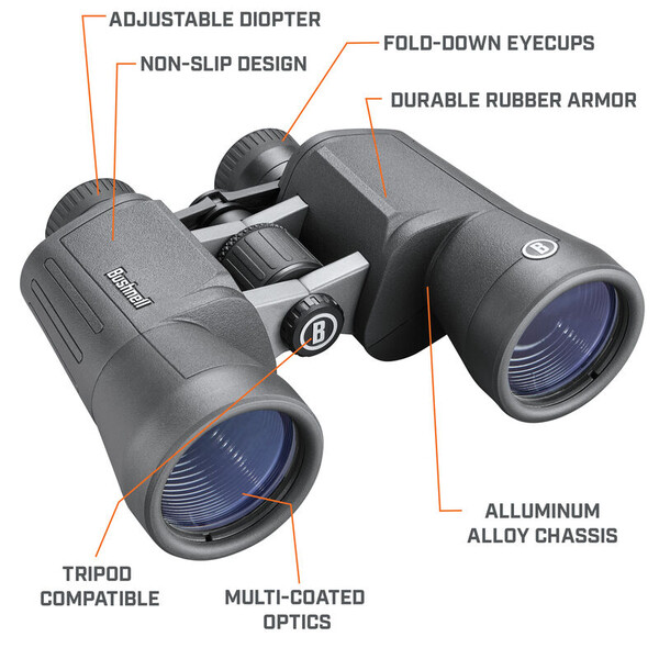 Bushnell Binoculars Powerview 2.0 10x50 Aluminium, MC