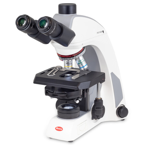 Motic microscope Panthera C2, phase package, trino, infinity, plan, achro, 40x-400x, Halogen/LED