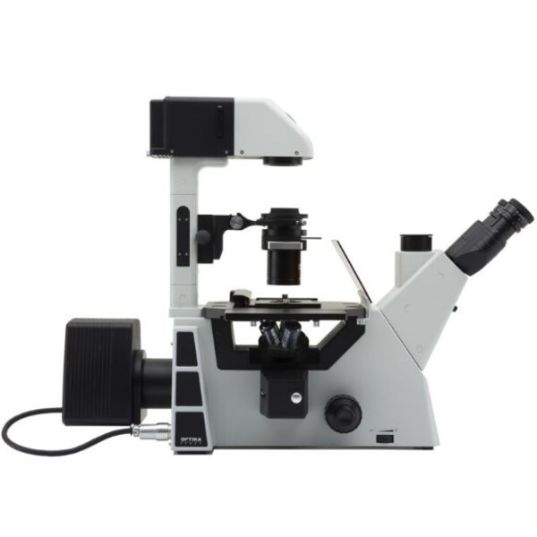 Optika Inverted microscope IM-3METLD, trino, inverse, 10x22mm, LED 18W,