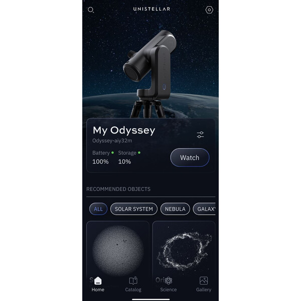 Unistellar Odyssey Pro N 85/320 Fully Automated Smart Telescope