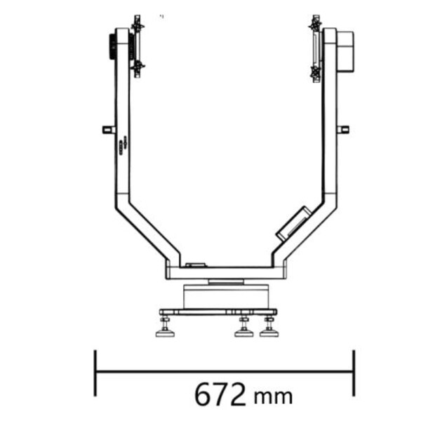 Mount iOptron Montierung HAZ130 Strain Wave Alt-AZ