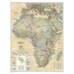 National Geographic antique map of Africa