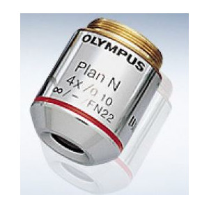 Evident Olympus Objective PLN 4X/0.1 Plan Achromatic