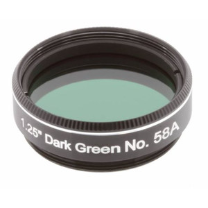 Explore Scientific Filters Filter Dark Green #58A 1.25"