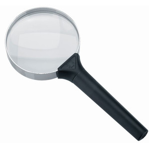 Schweizer Magnifying glass Basic-Line CLASSIC hand-held magnifier, 6D/2.5x/Ø75mm, biconvex