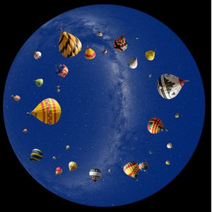 astrial Slide for the Sega Homestar Planetarium Hot Air Balloon Scenic