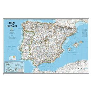 National Geographic Map Spain and Portugal