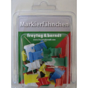 freytag & berndt Marker flags waving mixed colours 30 pieces