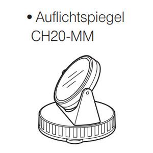 Evident Olympus CH20-MM plane concave mirror f.CH20