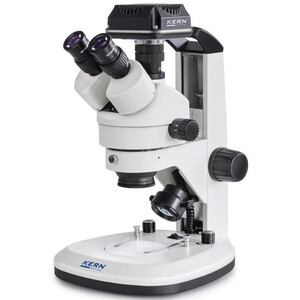 Kern Microscope OZL 468C832, Greenough, Gear rack, 7-45x, 10x/20, Reflected light, 3W LED, Camera 5MP, USB 3.0