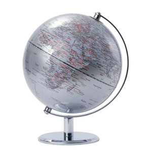 TROIKA Globe Lunar Silver 20cm