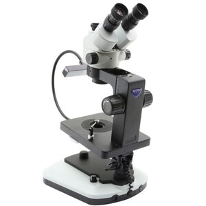 Optika Stereo zoom microscope OPTIGEM-20 trino, BF, DF, Greenough, w.d. 100mm, 10x/21mm, 0.7x-4.5x