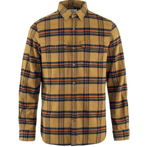 Fjällräven Övik Heavy Flannel Shirt M, 232-215 Buckwheat Brown-Autumn Leaf, S