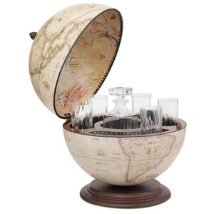 Zoffoli living Globe Bar Giove Old White 40cm