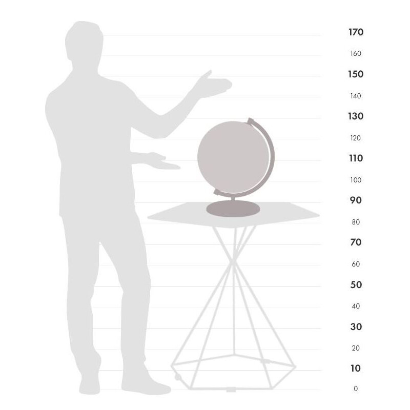 Zoffoli Globe James Cook 33cm