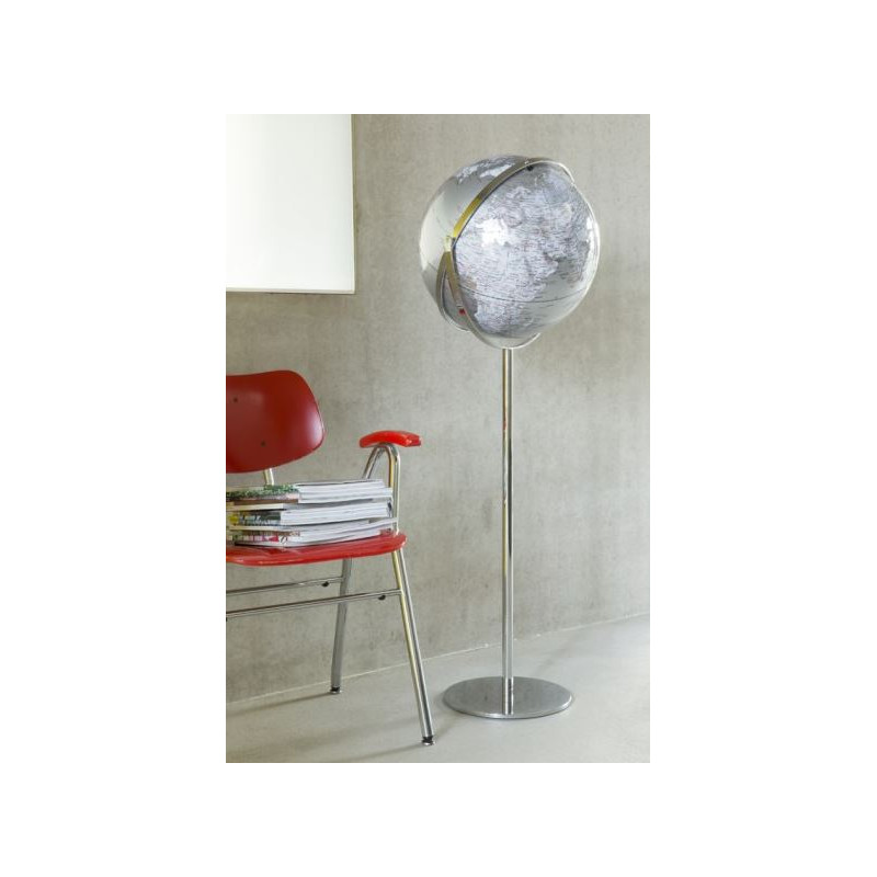 TROIKA Floor globe Apollo 17 Silver 43cm