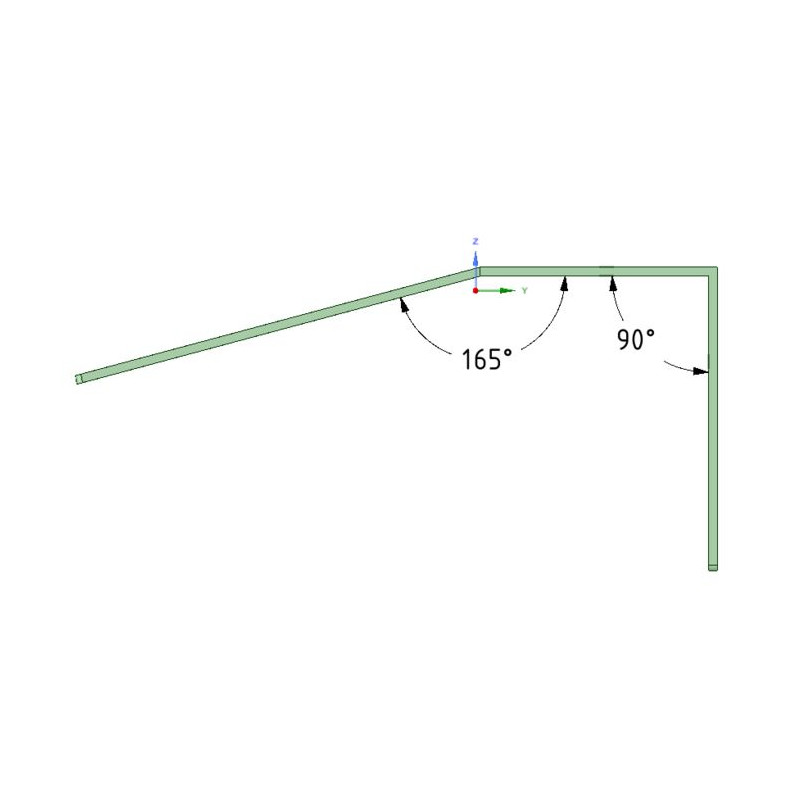 Lunatico Bracket with clamp for mounting weather sensor and anemometer