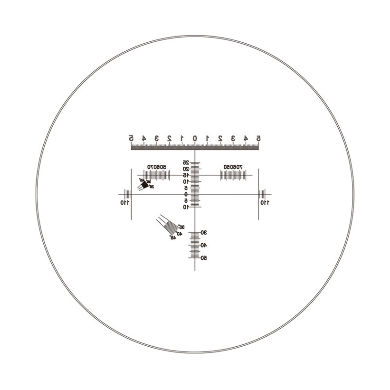 Motic WF10X/23mm, diamond proportion analyzer micrometer eyepiece