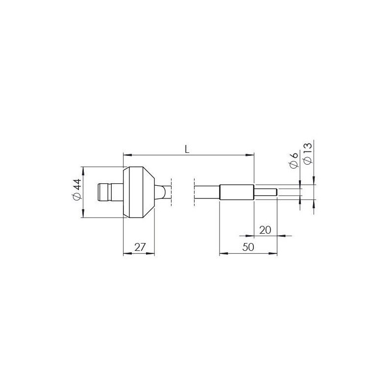 StarLight Opto-Electronics GLS1-450-4.5, 1-arm, arm length 450 mm, active diameter 4.5 mm