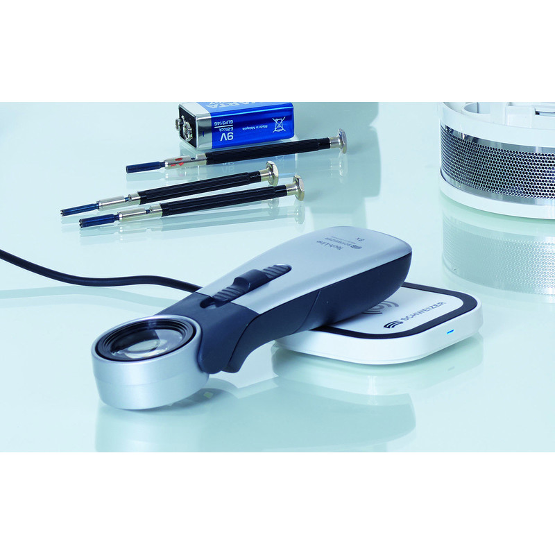 Schweizer Magnifying glass Tech-Line induction, 2700K, 10x,Ø22.8mm, aplanatic