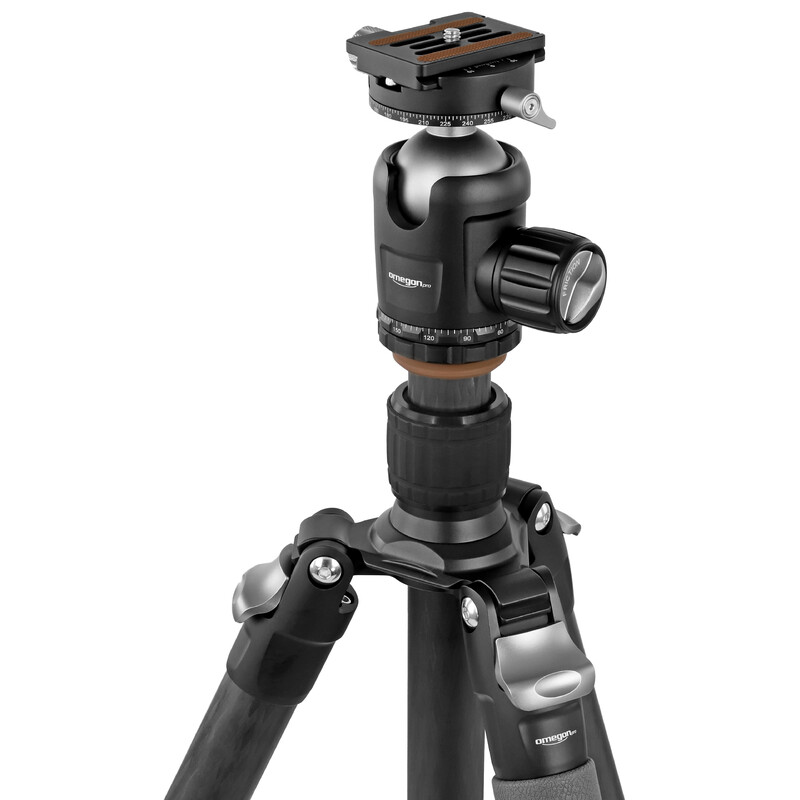 Omegon Pro 32mm carbon tripod including ball head