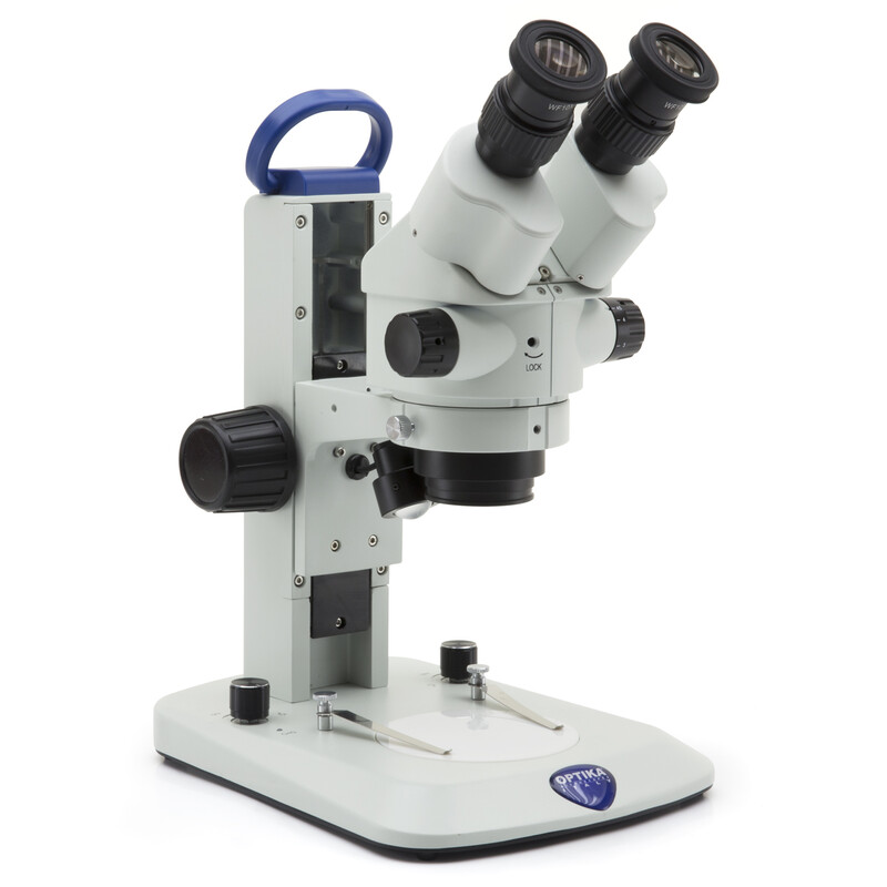 Optika SLX-2 stereo microscope, incident and transmitted light, zoom, 7-45x, LED, bino