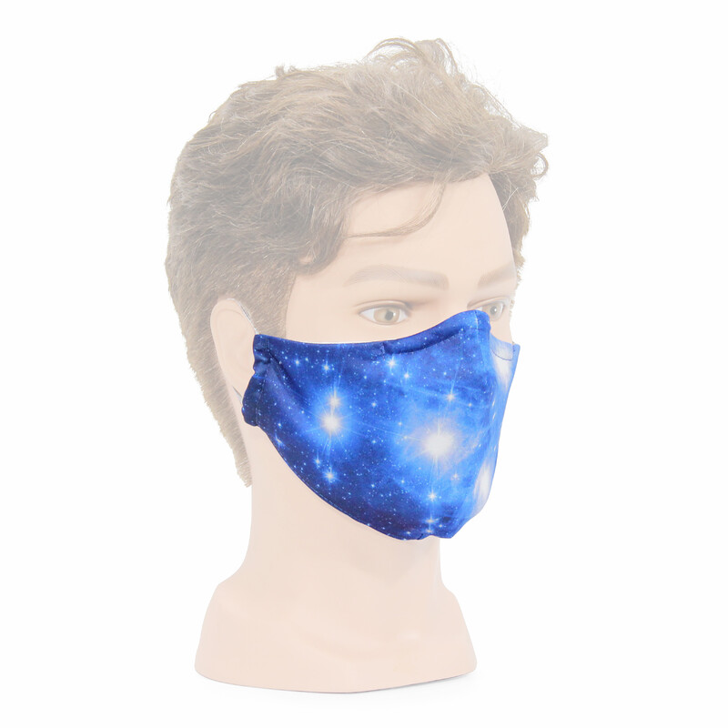 Masketo face mask white with astronomy theme Pleiades 5 pieces