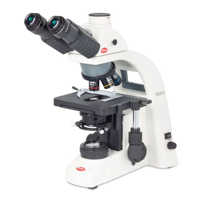 Motic Microscope BA310, LED, 40x-400x (without 100x), trino