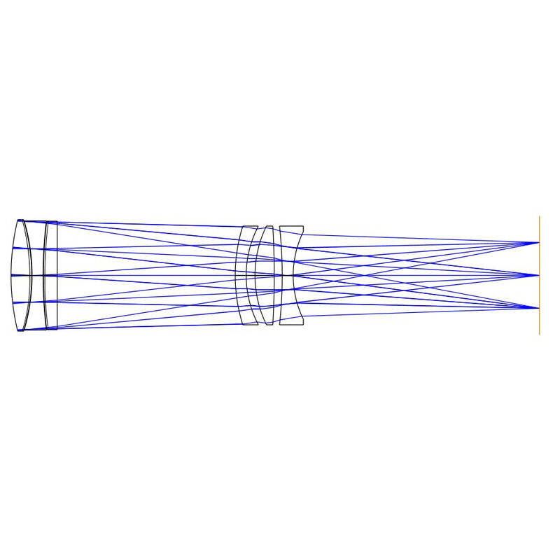 Omegon Apochromatic refractor Apochromatischer Refraktor Pro APO AP 40/180 OTA