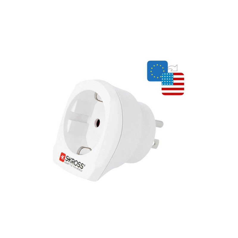 Skross Power pack Europe to USA travel adapter