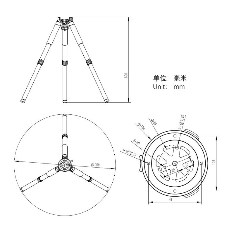 ZWO AM3 Harmonic Equatorial Mount + Carbon Tripod