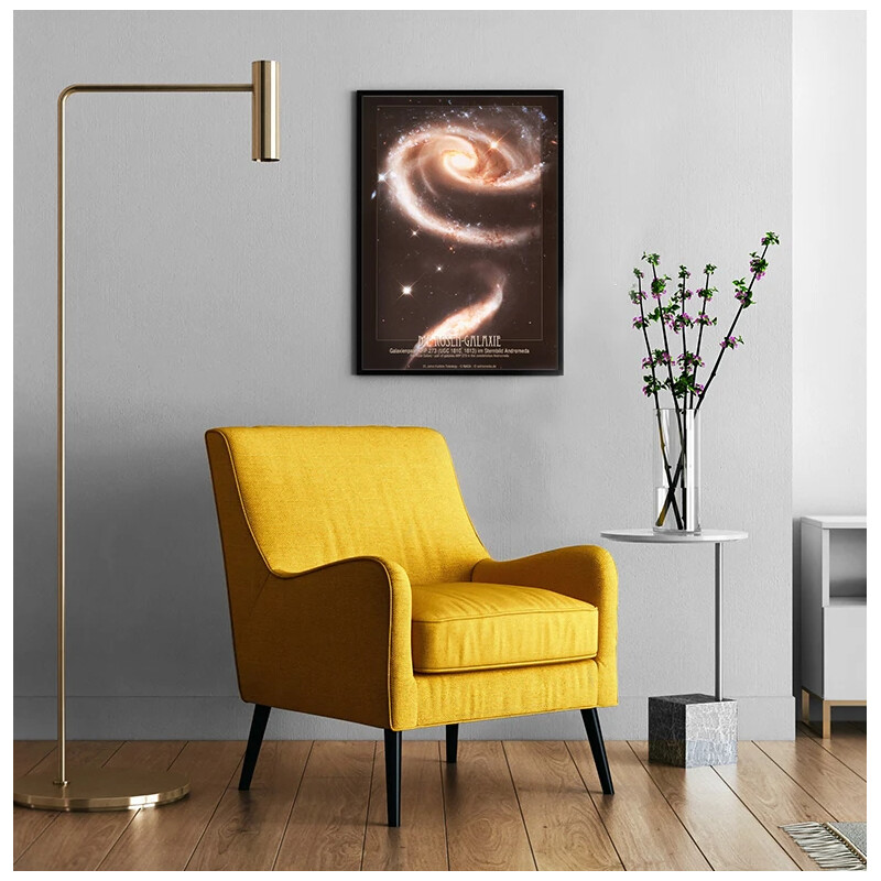 AstroMedia Poster Rose Galaxy Arp 273