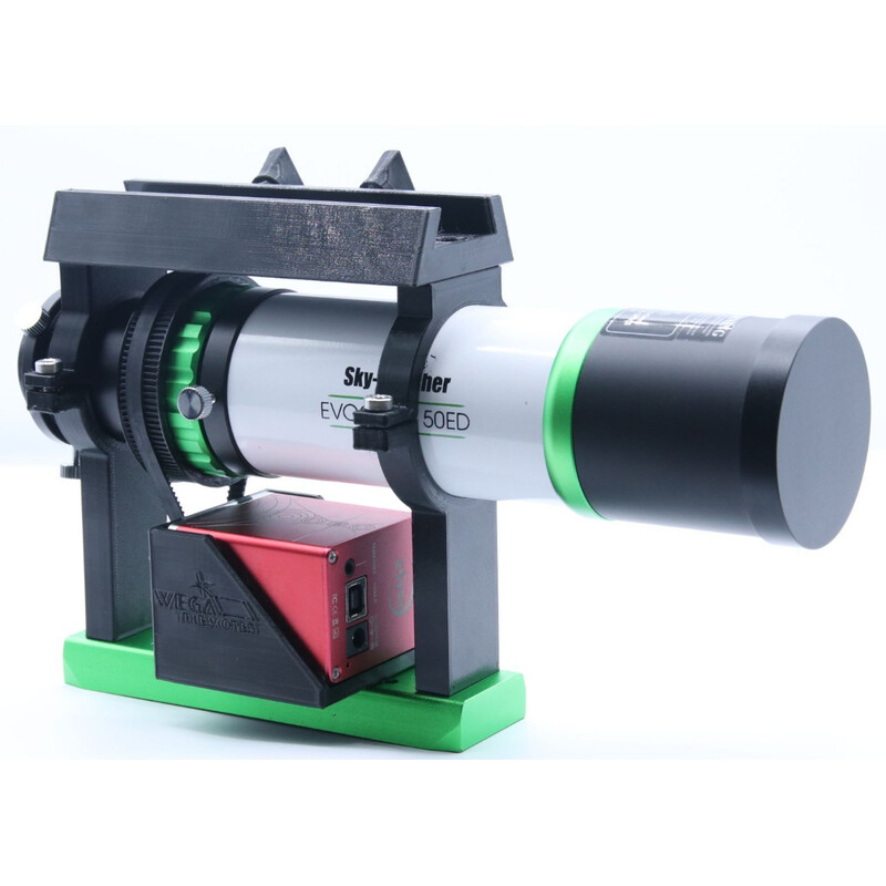 Astroprints EAF motor attachment kit with clamp and finder base for Skywatcher Evoguide 50ED