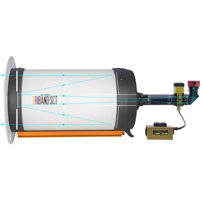 Baader Schmidt-Cassegrain telescope SC 279/2800 Triband-SCT 11