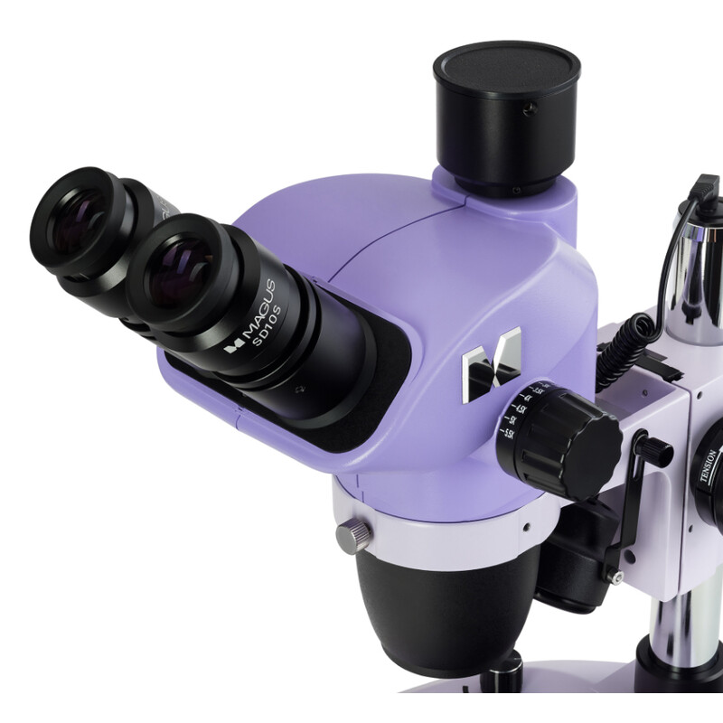 MAGUS Stereo microscope 8T 6.5x-55x trino Greenough 3W LED